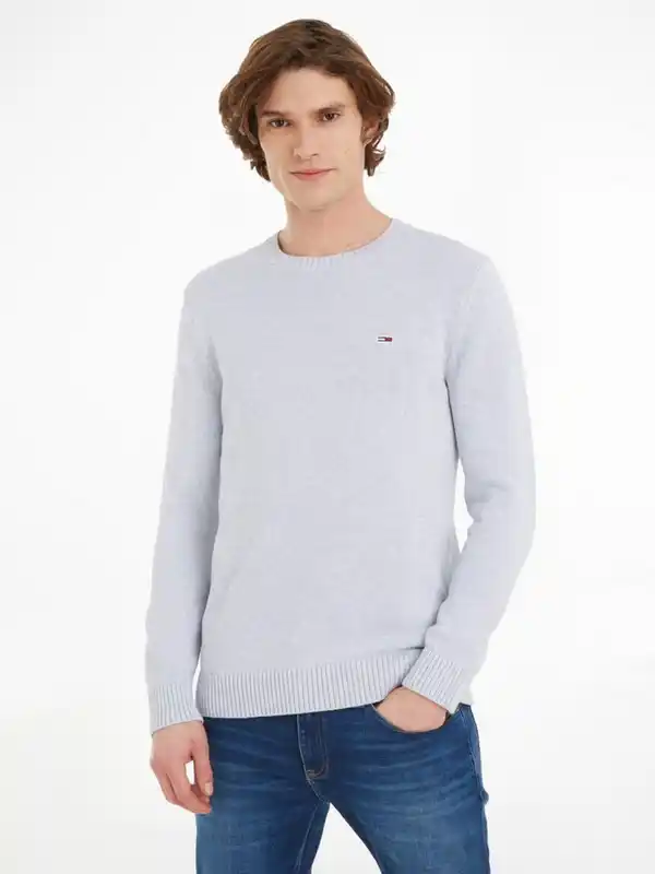 Bild 1 von Tommy Jeans Strickpullover TJM ESSENTIAL CREW NECK SWEATER, Grau