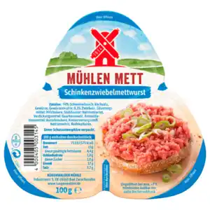 Rügenwalder Mühlen Mett oder Mühlen Schinken