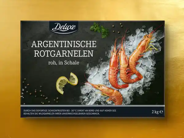 Bild 1 von Deluxe Argentinische Rotgarnelen,  2 kg