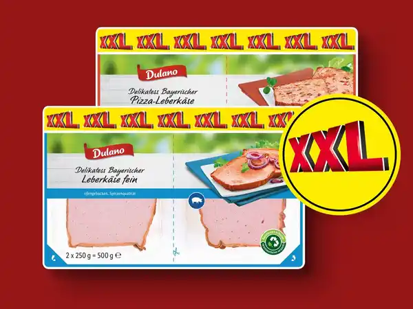 Bild 1 von Dulano Delikatess Bayerischer Leberkäse XXL