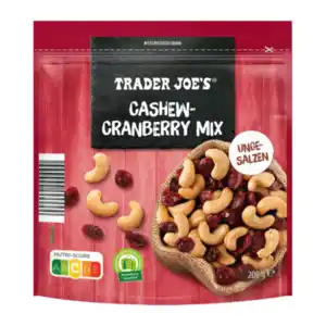 TRADER JOE‘S Cashew-Cranberry-Mix 200g