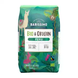 BARISSIMO Bio-Origin-Kaffee Peru 1kg