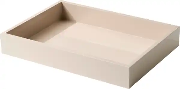 Bild 1 von Dekorieren & Einrichten Tablett, beige glänzend (33x24 cm)