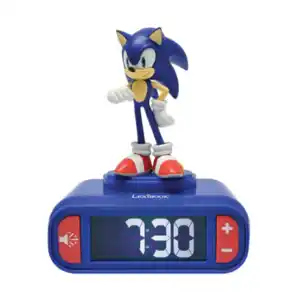 Digitaler Kinder-Wecker Sonic, mit 3D Nachtlicht-Figur