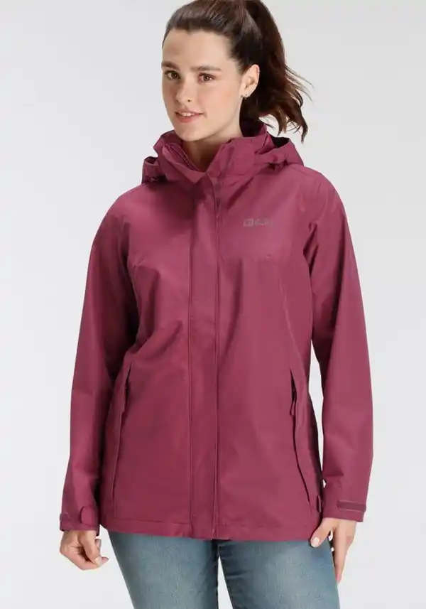 Bild 1 von Jack Wolfskin Funktionsjacke TOCORA JACKET WOMEN Wasserdicht & Winddicht & Atmungsaktiv, Rot