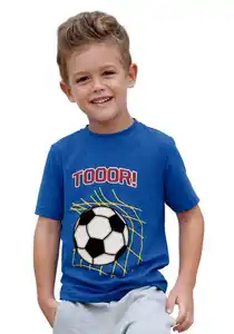 KIDSWORLD T-Shirt TOOOR, Spruch, Blau