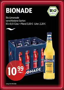 BIONADE Bio Limonade verschiedene Sorten