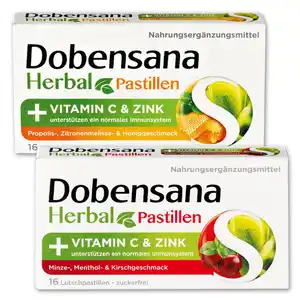 Dobensana Herbal Herbal Pastillen + Vitamin C & Zink