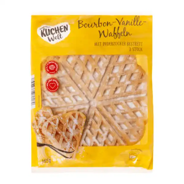 Bild 1 von MEINE KUCHENWELT Bourbon-Vanille-Waffeln 165g