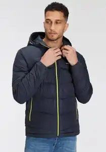 Jack & Jones Steppjacke JJ JJGLOBUS LIGHT PUFFER, Blau