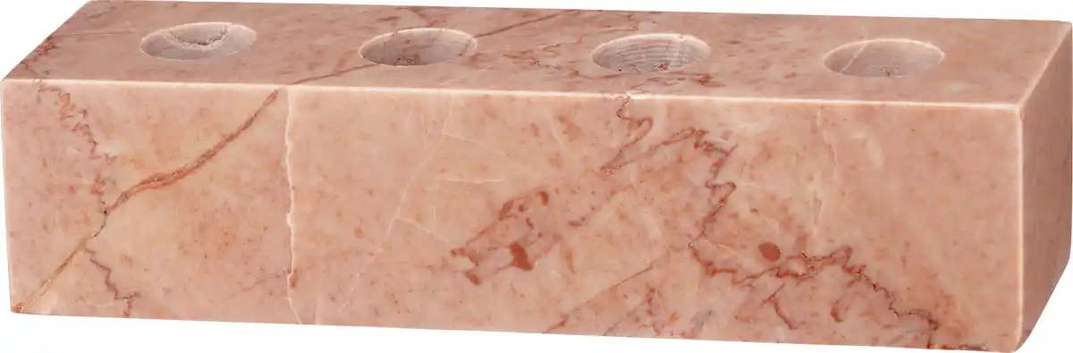Bild 1 von Dekorieren & Einrichten Kerzenhalter aus Marmor, rosa (20x5x5 cm)