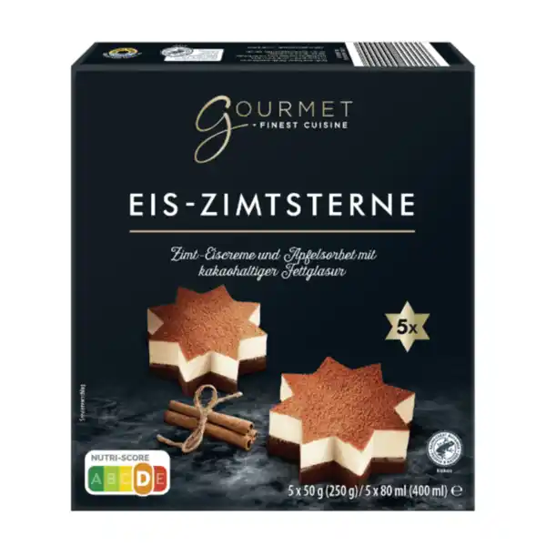 Bild 1 von GOURMET FINEST CUISINE Eis-Zimtsterne 80ml