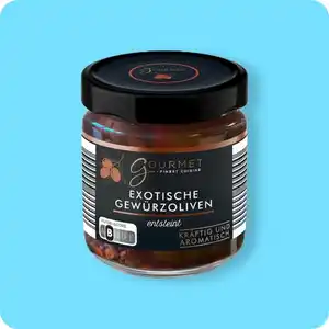 GOURMET FINEST CUISINE Olivenspezialitäten, Exotische Gewürzoliven