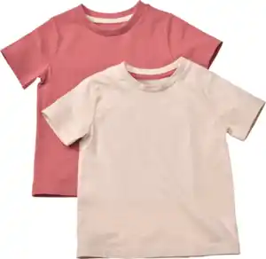 ALANA T-Shirts, rosa + beige, Gr. 110