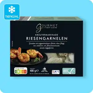 GOURMET FINEST CUISINE Riesengarnelen mit Schale, In Kräutermarinade