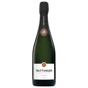 Champagner Moet Brut Imperial, Taittinger Brut Reserve, Pommery Brut Royal oder Elixir Demi Sec