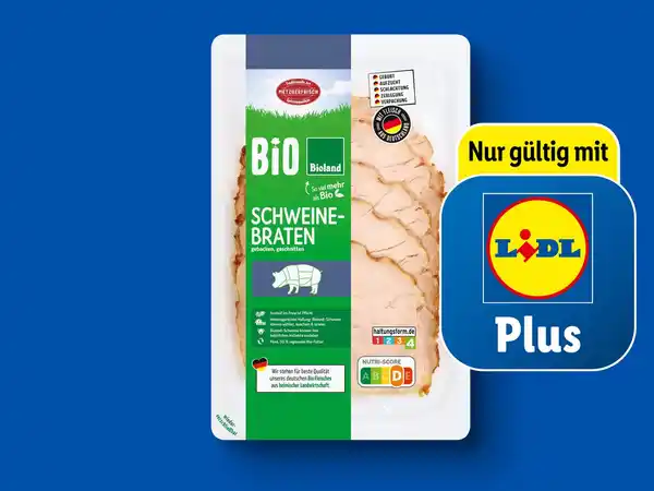 Bild 1 von Bioland Schweinebraten,  80 g