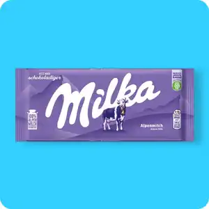 MILKA Schokolade, versch. Sorten