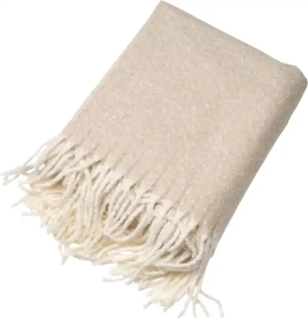 Bild 1 von BOLTZE Decke aus Polyester, beige (160x140 cm)