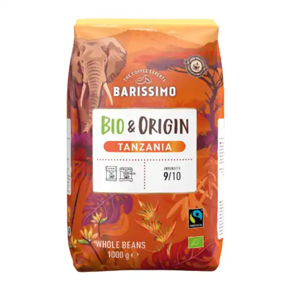 Bild 1 von BARISSIMO Bio-Origin-Kaffee Tanzania 1kg