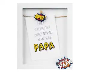 Fotorahmen Super Papa, 10x15cm