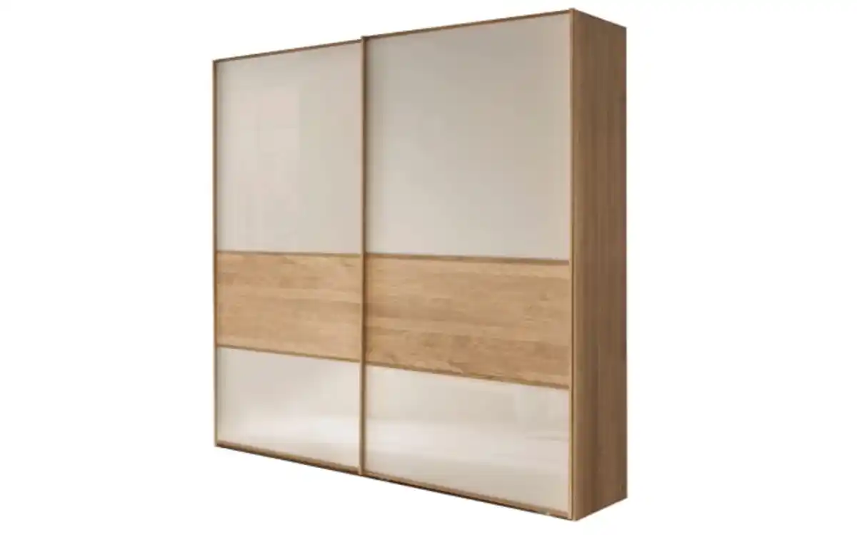 Bild 2 von Wiemann - Komfortzimmer Kiruna, Eiche, Absetzungen champagner, 100 x 200 cm, Schrank 200 x 217 cm