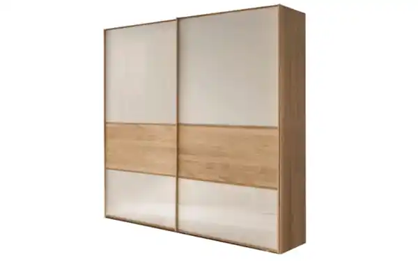 Bild 2 von Wiemann - Komfortzimmer Kiruna, Eiche, Absetzungen champagner, 100 x 200 cm, Schrank 200 x 217 cm