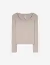 Bild 1 von Damen Langarmshirt - Baumwoll-Mix - beige