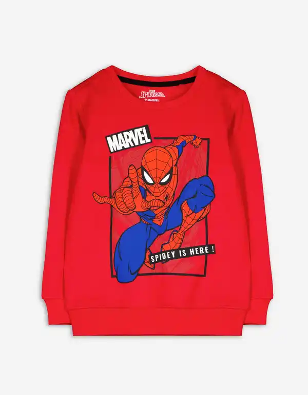 Bild 1 von Kinder Sweatshirt - Spiderman - rot