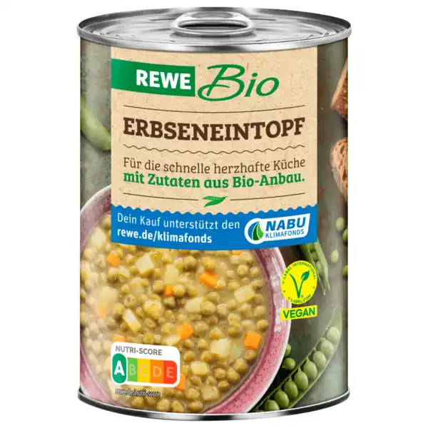 Bild 1 von REWE Bio Erbseneintopf 400g