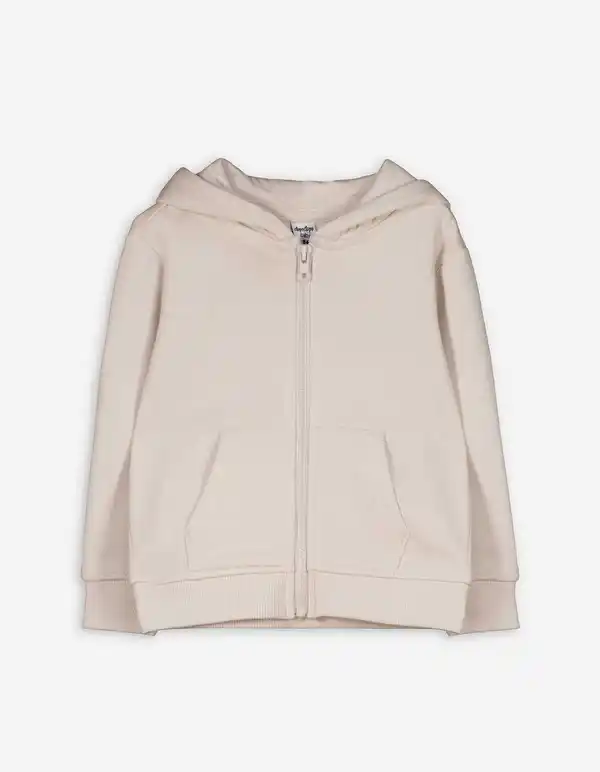 Bild 1 von Baby Sweatjacke - Fronttasche - beige