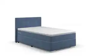 Boxspringbett Simba, blau, 120 x 200 cm