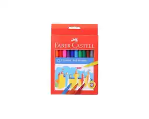 FABER-CASTELL Fasermaler 12er