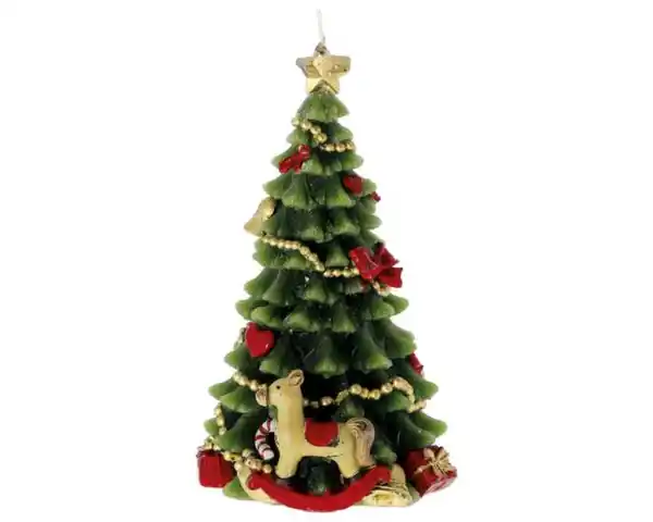 Bild 1 von Kerze Figur Tannenbaum H=15,5cm