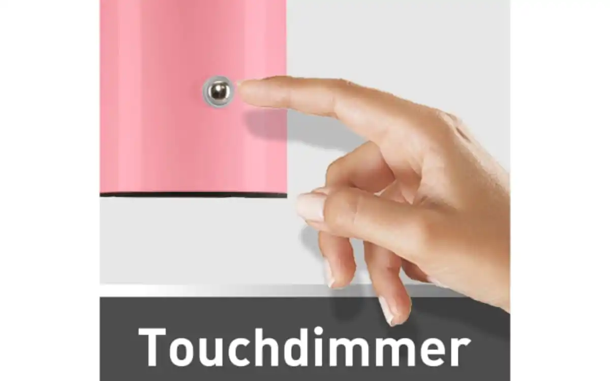 Bild 4 von LED-Akkutischleuchte Agnes, rosa, inkl. Touchdimmer