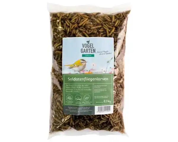 Bild 1 von Vogelfutter 300g Soldatenfliegenlarven