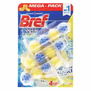 Bref Power Aktiv WC Stein Lemon 3x 50 g