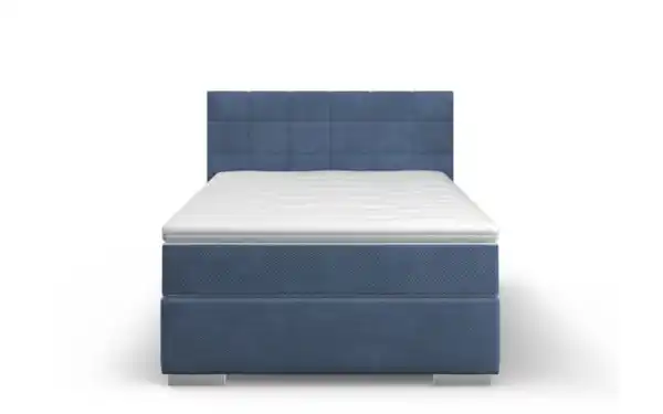 Bild 2 von Boxspringbett Simba, blau, 120 x 200 cm