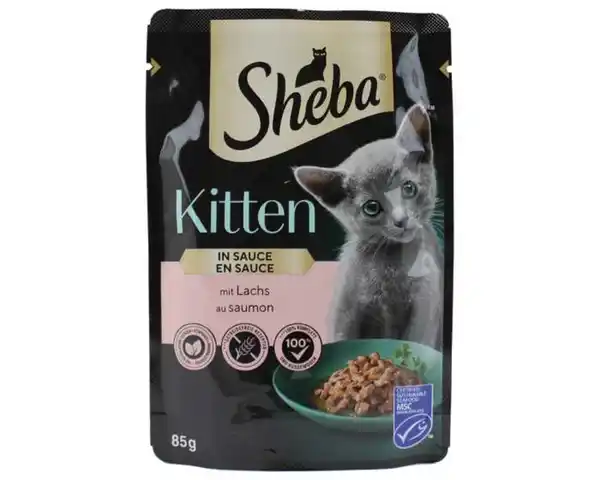 Bild 1 von Sheba Katzenfutter 85g Kitten Lachs