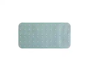 Badewannenmatte rutschfest 70x35cm Artic blau