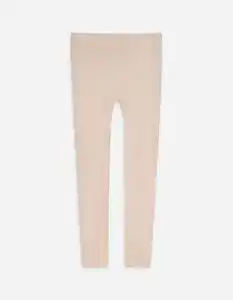 Kinder Leggings - Rippstrick - beige