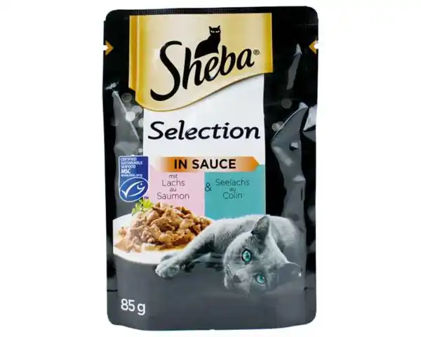 Bild 1 von Sheba Katzenfutter 85g Seelachs+Lachs