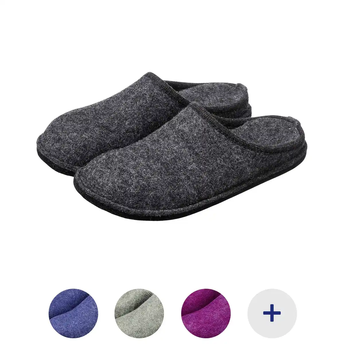 Bild 1 von UP2FASHION BASICS Damen und Herren Filzpantoffeln