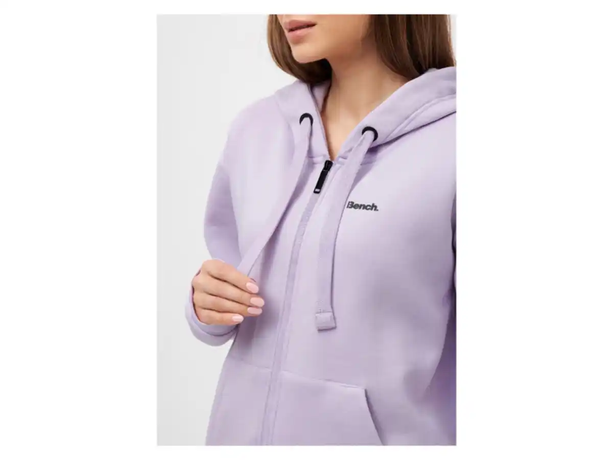 Bild 4 von BENCH Damen Sweathoodie / Sweatjacke mit Kordelzug