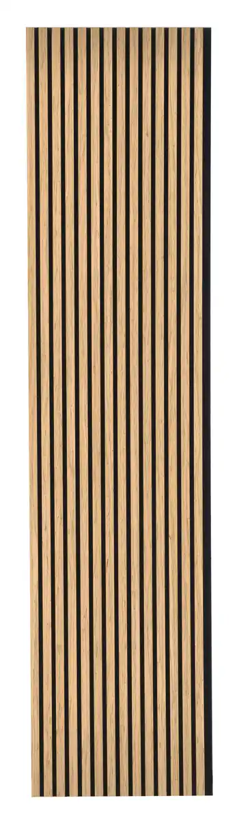 Bild 1 von Neuhofer Akustikpaneele Holz furniert braun 267 x 1,9 x 57 cm