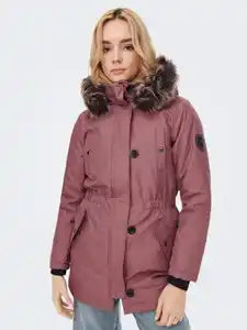 ONLY Parka ONLIRIS mit Kapuze, Rosa