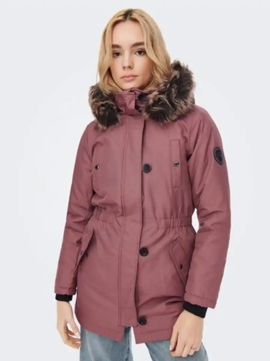 Bild 1 von ONLY Parka ONLIRIS mit Kapuze, Rosa
