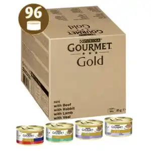 GOURMET Gold Feine Pastete Sorten-Mix 96x85g