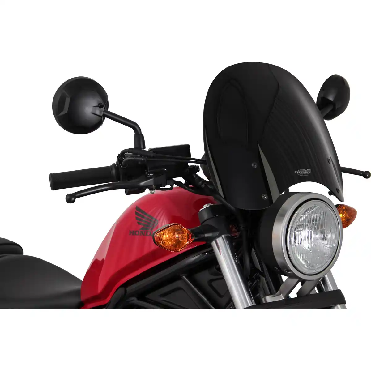 Bild 1 von MRA Tourenscheibe NTM schwarz für Honda CMX 500 Rebel 2017-2019