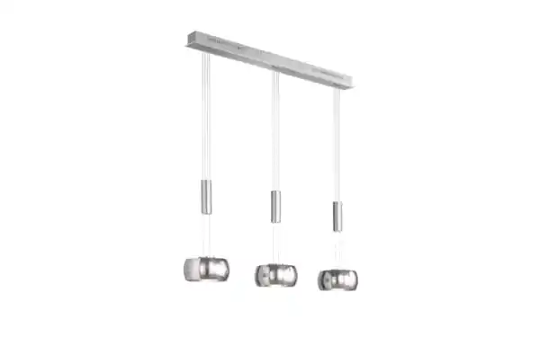 Bild 1 von LED-Pendelleuchte Colette, nickel matt/chrom, 3-flammig, 100 cm